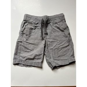 Old Navy Gray Drawstring Boys Size 6- 7 Shorts Adjustable Waist